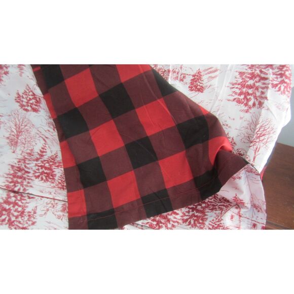 NEW SUNHAM LIGHTWEIGHT REVERSIBLE POLY HOLIDAY QUEEN QUILT 88x88 W/ 2 SHAMS - Picture 5 of 7